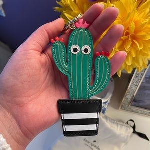 kate spade cute succulent keychain